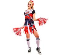 Rubies Official Adult Zombie Cheerleader Costume, Size Small Halloween