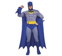 Rubie's Dc Heroes and Villains Collection Deluxe Muscle Chest Batman, Multicolored, Small Costume