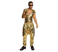 Rubie's Official Adult's Disco Mc Vest - Gold, Medium Halloween Halloween