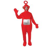 Rubies Official Adult's Po Teletubbies Costume - Standard,Red Halloween