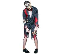 Mens PUTRID PUPPET MASTER Halloween Fancy Dress Costume Ventriloquist Dummy Male