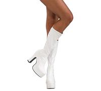 Rubies Official Adult's Sexy White Boots Knee High - Small, 4-5 Years Halloween