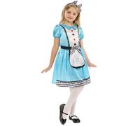 Rubies Official Alice Costume, Childrens Fancy Dress, Size Age 9-10