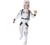Rubies Official Astronaut Boys Fancy Dress Space Man Suit NASA Uniform Kid Childs Costume Outfit Large Ages 7-8 Halloween