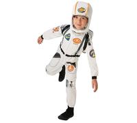 Rubies Official Astronaut Boys Fancy Dress Space Man Suit NASA Uniform Kid Childs Costume Outfit Large Ages 7-8 Halloween