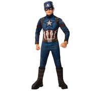 Rubie's Official Avengers Endgame Captain America, Deluxe Child Costume - Large, Age 8-10, Height 147 cm Halloween