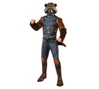 Rubies Official Avengers Endgame Rocket Raccoon, Deluxe Adult Mens Costume - Size Standard/Medium Halloween