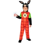 Rubies Official Bing Deluxe Child Costume, Kids Fancy Dress, Size Ages 3-4 Years