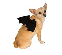 Rubie's Official Black Vampire Bat Wings, Pet Halloween Fancy Dress Accessory, Dog Size Small-Medium Halloween Halloween