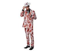 Rubies Official Bloody Hands Suit Mens Halloween Costume, Zombie Gangster Suit, Mens Size Medium