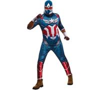 Rubies Official Brave New World Captain America Deluxe Adult, Adult Fancy Dress, Large