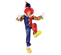 Children's Multicoloured Bubbles The Clown Halloween Circus Jumpsuit Costume
