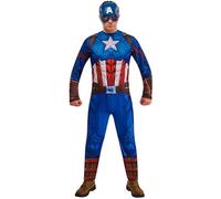 Rubies Official Captain America Classic Adult, Size Large Halloween