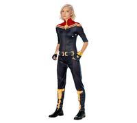 Marvelous MARVEL Captain Costume - Superhero Ladies Fancy Dress outfit