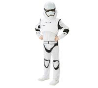 Rubies Official Child Star Wars Stormtrooper Deluxe Costume - Large 7-8 years, White Halloween
