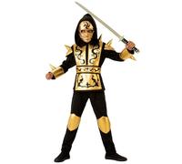 Rubies Children's Golden Ninja Dragon Costume, Multicolor