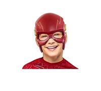 Rubies Official Child's DC The Flash Movie Flash Plastic Half-Mask, One Size, Red Halloween