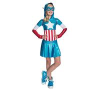 Rubie's Official Child's Marvel Captain America Hoodie Dress Costume - X-Large