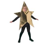 Rubies Official Child's Nativity Star Christmas Costume, Gold 4-6 Years, One Size Halloween, World Book Day