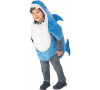 Rubies Official Daddy Shark Childs Costume, Plays the Baby Shark Tune, Infant Size Age 6 months - 1 year, 701701_INFT-000-Infant,Multicolour