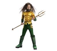 Rubies Official DC Aquaman The Movie, Childs Deluxe Costume - Medium Age 5-8 years Halloween, World Book Day
