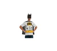 Rubies Official DC Comic Batman T-Shirt Set, Adult Costume Instant Kit, T-shirt, Mask & Cape, Mens Size Medium Halloween