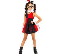 Girls Harley Quinn Tutu Costume Superhero Villian 5-6 years