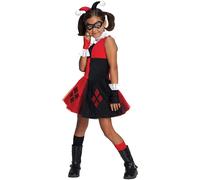 Girls Harley Quinn Tutu Costume Superhero Villian 5-6 years