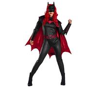 Rubies Official DC Comics Batwoman Deluxe Ladies Costume, Adult Super Hero Fancy Dress Halloween Halloween