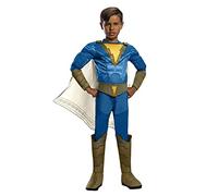 Rubie's Official DC Comics Freddy Shazam Deluxe Boys Costume, Kids Super Hero Fancy Dress