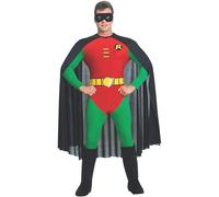 Rubie's Official DC Comics Robin Classic Mens Costume, Adult Superhero Fancy Dress