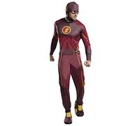 Rubie's Official DC Comics The Flash Classic Costume, Adult Superhero Fancy Dress