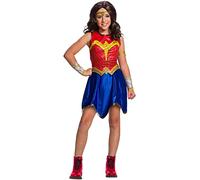 Wonder Woman Costume Girls Super Hero DC Costume Kids Fancy Dress