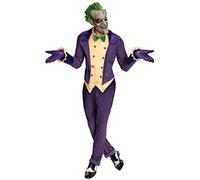 Rubie's Official DC Joker Costume, Batman Arkham City, Adult Standard Size , Pur