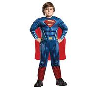 Rubies Official DC Justice League Deluxe Superman, Children Costume - Large Age 7-8 Years, Height 128 cm Halloween