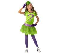 Rubie's Official DC Super Villains Riddler Costume Tutu Dress, Kids Fancy Dress