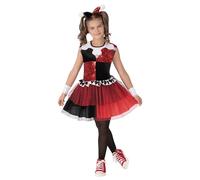 Girls HARLEY QUINN SEQUIN Fancy Dress Suicide Squad Costume Kids Book Week Film