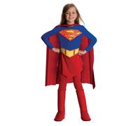 Rubie's Official DC Supergirl Deluxe Kids Costume Bundle - Size Large
