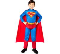 Rubies Official DC Superman Costume, Kids Superhero Fancy Dress, Size 5-6 Years Halloween