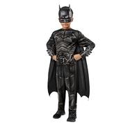 Boys Official DC The Batman Movie Costume & Mask Kids Superhero Fancy Dress