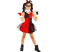 Girls Harley Quinn Tutu Costume Superhero Villian 5-6 years