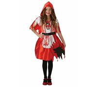 Rubies Official Dead Riding Hood Halloween Fairytale Horror Girls Costume, Childs Size Age 9-10 Years