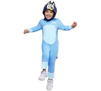 Rubies Official Deluxe Bluey Childrens Costume, Kids Fancy Dress