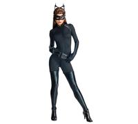 Rubie's Official Deluxe Catwoman Ladies Fancy Dress Dark Knight Batman Superhero