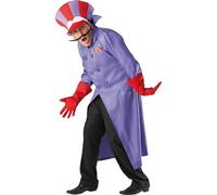 Rubies Official Dick Dastardly Fancy Dress - X-Large Halloween, World Book Day