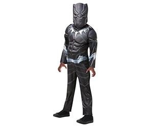 Rubies-official disguise Luxury Black Panther Disguise, Boy- Size M, 5-6 years Halloween