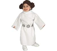 Rubie's Official Disney Baby Princess Leia Fancy Dress Toddler Star Wars Child Girls Costume, Brown, White, Toddler 1 - 2 Years