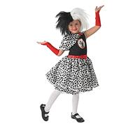 Rubie's Official Disney Cruella De Ville, 101 Dalmations Costume, Childs Size Medium, Age 5-6