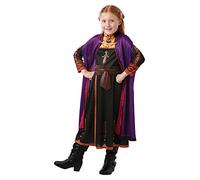 Rubie's Official Disney Frozen 2, Anna Classic Travel Dress, Childs Costume, Size Large Age 7-8 Years