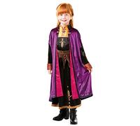Rubie's Official Disney Frozen 2, Anna Deluxe Dress, Childs Costume, Size Large Age 7-8 Years